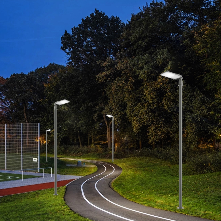 Brilagi - LED udendørs gadelampe med drejefunktion URBANLIGHT LED/100W/230V grå IP65