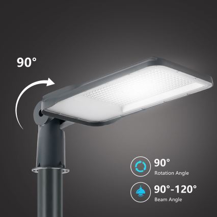 Brilagi - LED udendørs gadelampe med justerbar vinkel URBANLIGHT LED/200W/230V antracit IP65