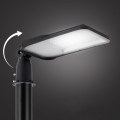 Brilagi - LED udendørs gadelampe med justerbart led URBANLIGHT LED/100W/230V sort IP65