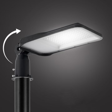 Brilagi - LED udendørs gadelampe med justerbart led URBANLIGHT LED/100W/230V sort IP65