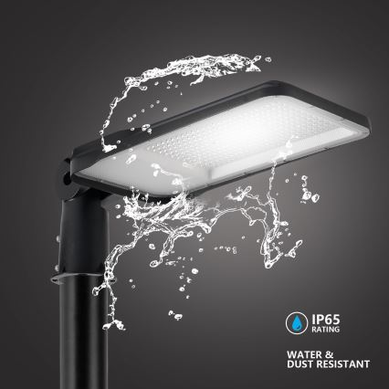 Brilagi - LED udendørs gadelampe med justerbart led URBANLIGHT LED/200W/230V sort IP65
