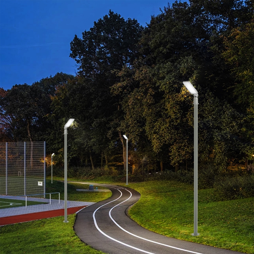 Brilagi - LED udendørs gadelampe med justerbart led URBANLIGHT LED/50W/230V grå IP65