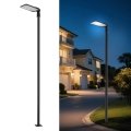 Brilagi - LED udendørs gadelampe med mast og leddelt arm på 4 m URBANLIGHT LED/200W/230V sort IP65