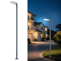 Brilagi - LED udendørs gadelampe med mast og leddet arm 3 m URBANLIGHT LED/100W/230V antracit IP65