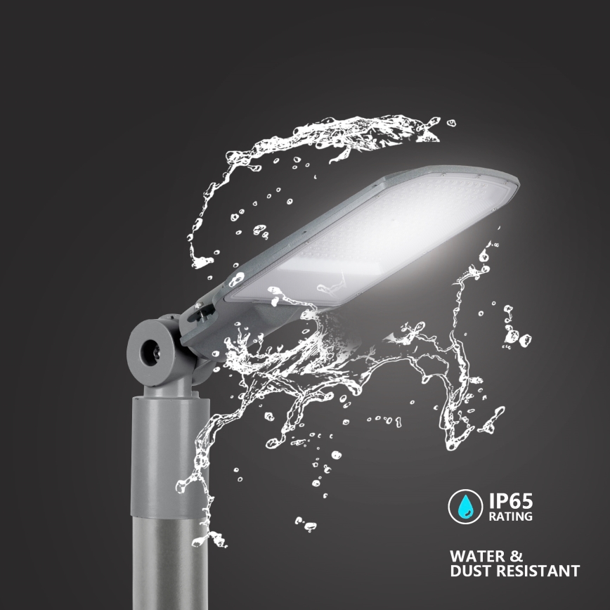 Brilagi - LED udendørs gadelampe URBANLIGHT LED/100W/230V grå IP65
