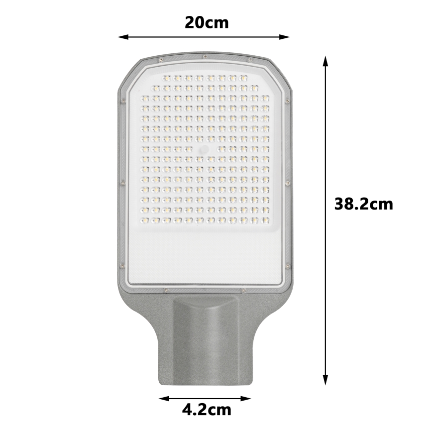 Brilagi - LED udendørs gadelampe URBANLIGHT LED/100W/230V grå IP65