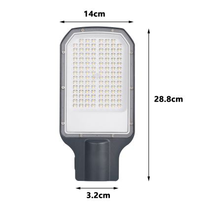 Brilagi - LED udendørs gadelampe URBANLIGHT LED/50W/230V antracit IP65