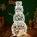Brilagi - LED udendørs juledekoration 3,6W/31/230V 2700K 120 cm IP44 snemand