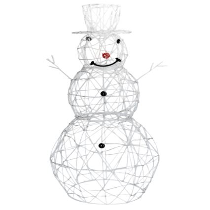 Brilagi - LED udendørs juledekoration 3,6W/31/230V 2700K 120 cm IP44 snemand