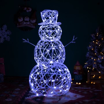 Brilagi - LED udendørs juledekoration 3,6W/31/230V 6500K 120 cm IP44 snemand