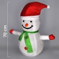 BRILAGI - LED udendørs juledekoration 40xLED/3xAA IP44 snemand