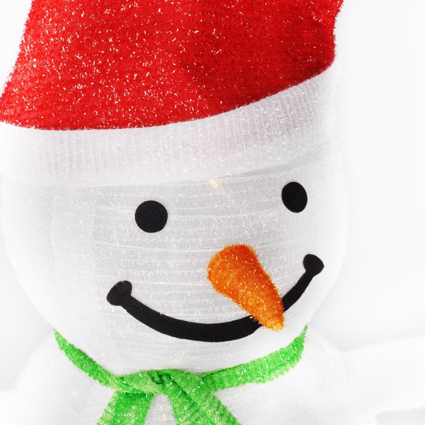 Brilagi - LED udendørs juledekoration 40xLED/3xAA IP44 snemand