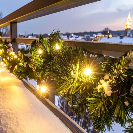 Brilagi - LED udendørs juledekoration GIRLANDE 80xLED/230V 500 cm IP44