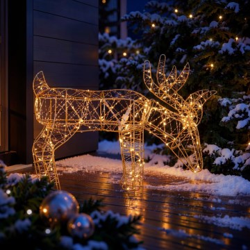 BRILAGI - LED Udendørs juledekoration LED/3,3W/230V IP44 56x43 cm rensdyr