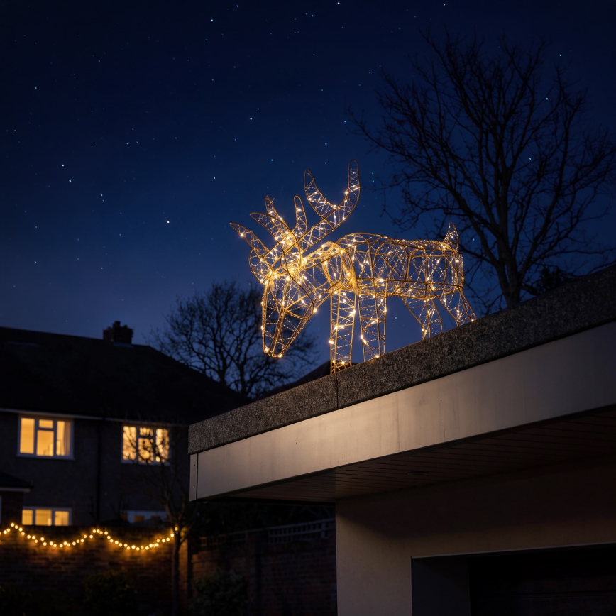 BRILAGI - LED Udendørs juledekoration LED/3,3W/230V IP44 56x43 cm rensdyr