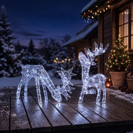 BRILAGI - LED udendørs juledekoration LED/3,3W/230V IP44 60x37 cm rensdyr