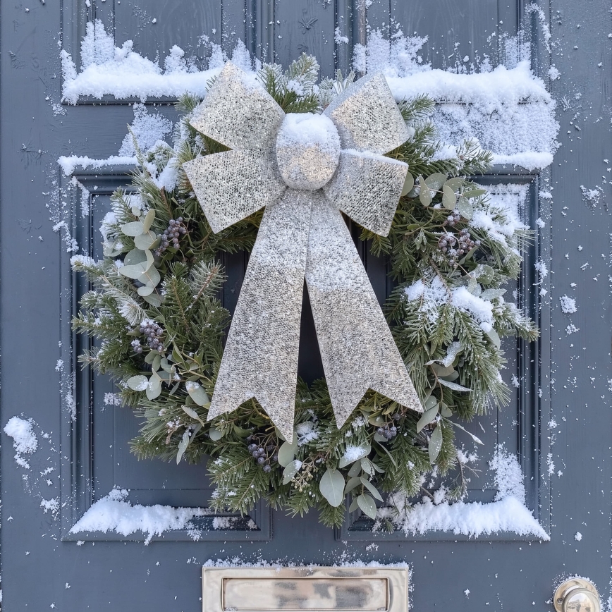 BRILAGI - LED Udendørs juledekoration LED/3,3W/230V IP44 sølvsløjfe