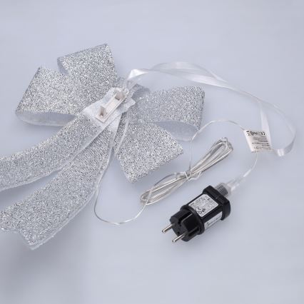 BRILAGI - LED Udendørs juledekoration LED/3,3W/230V IP44 sølvsløjfe
