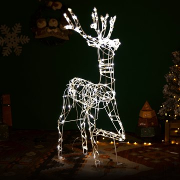 Brilagi - LED udendørs juledekoration LED/3,6W/31/230V 2700K 105 cm IP44 rensdyr