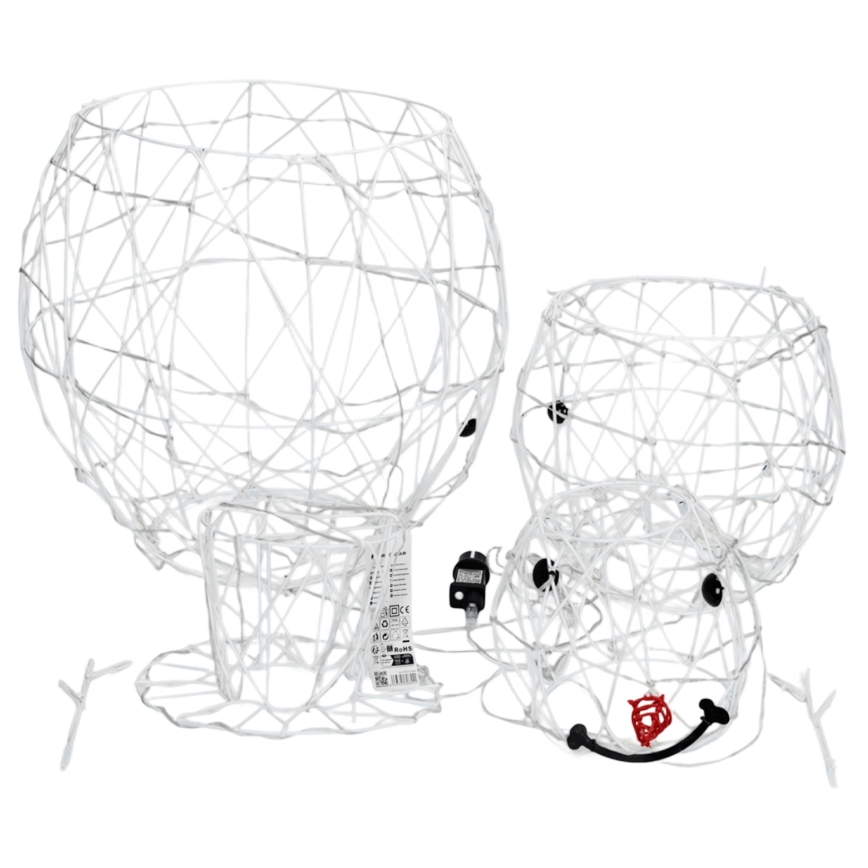 Brilagi - LED udendørs juledekoration LED/3,6W/31/230V 2700K 60 cm IP44 snemand