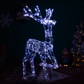 Brilagi - LED udendørs juledekoration LED/3,6W/31/230V 6500K 120 cm IP44 rensdyr