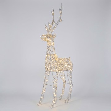 BRILAGI - LED udendørs juledekoration LED/3,6W/8 funktioner 130 cm IP44 rensdyr varm hvid
