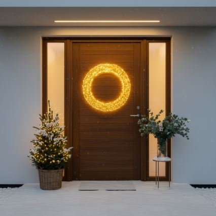 Brilagi - LED udendørs juledekoration LED/6W/230V IP44 50 cm krans