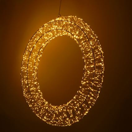 Brilagi - LED udendørs juledekoration LED/6W/230V IP44 50 cm krans