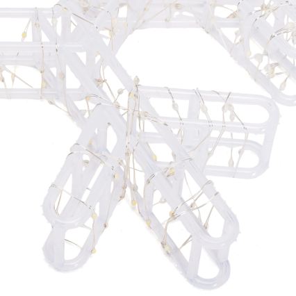 BRILAGI - LED Udendørs juledekoration LED/6W/8 funktioner 43 cm IP44 snefnug varm hvid