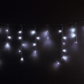 Brilagi - LED udendørs julegardin 200xLED/8 funktioner 13m IP44 kølig hvid istapper