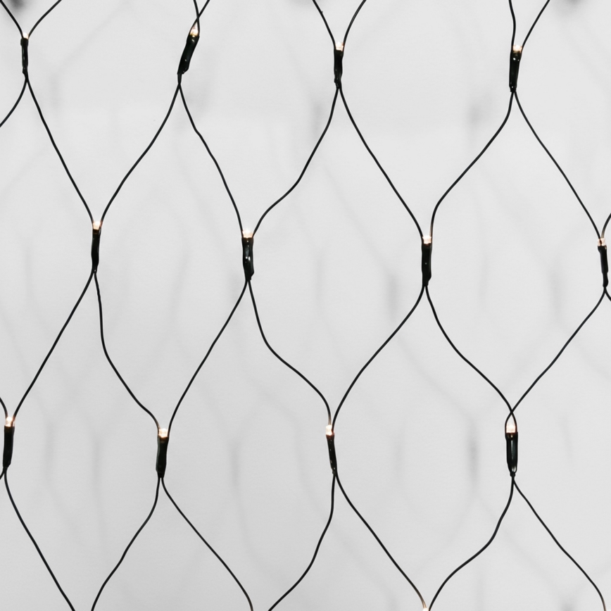 Brilagi - LED udendørs julelysgardin 160xLED 7x2m IP44 varm hvid