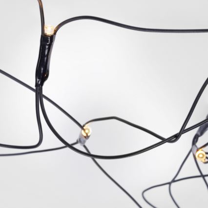 Brilagi - LED udendørs julelysgardin 160xLED 7x2m IP44 varm hvid