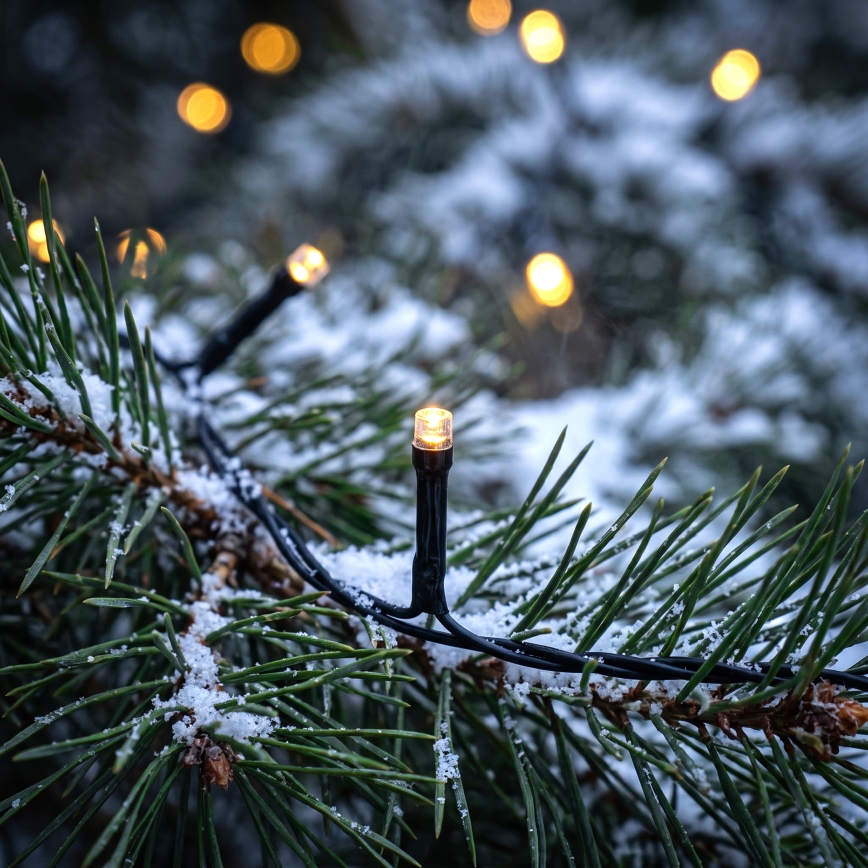 BRILAGI - LED udendørs julelyskæde 1000xLED/8 funktioner 105 m IP44 varmhvid