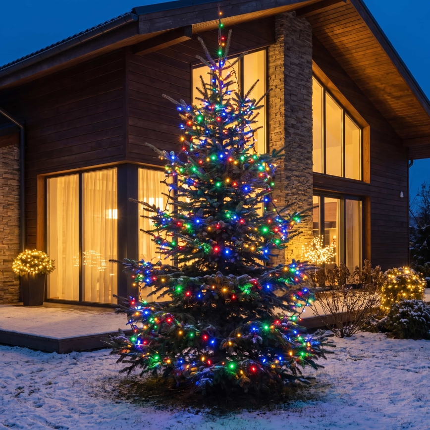 BRILAGI - LED udendørs julelyskæde 100xLED/8 funktioner 13 m IP44 multifarvet