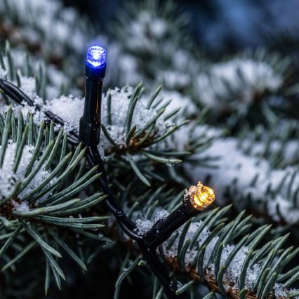 BRILAGI - LED udendørs julelyskæde 100xLED/8 funktioner 13 m IP44 multifarvet