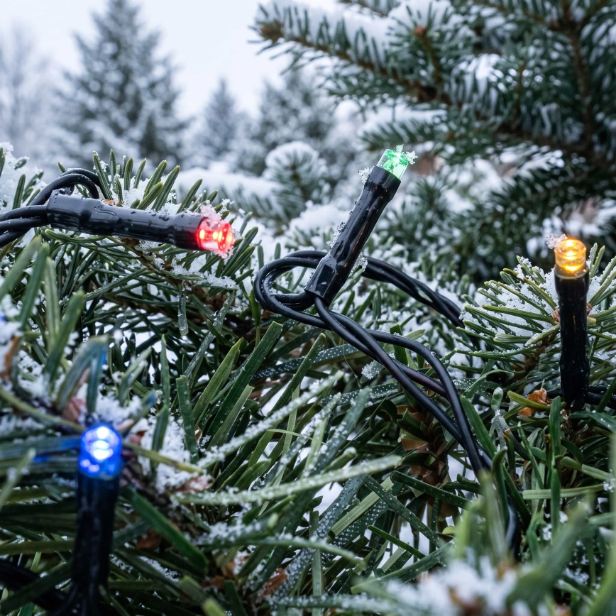 BRILAGI - LED udendørs julelyskæde 100xLED/8 funktioner 13 m IP44 multifarvet