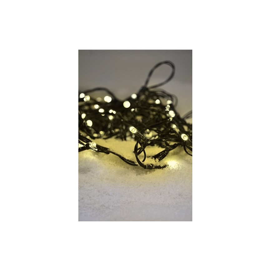 Brilagi - LED udendørs julelyskæde 100xLED/8 funktioner 13 m IP44 varm hvid