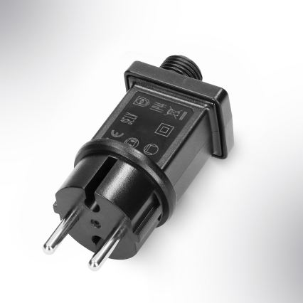 Brilagi - LED udendørs julelyskæde 150xLED 5m IP44 kølig hvid fyrværkeri-effekt