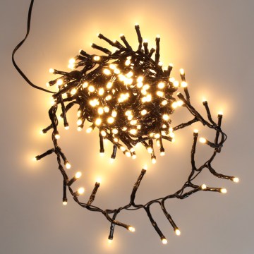 BRILAGI - LED Udendørs julelyskæde 180xLED 8m IP44 varm hvid
