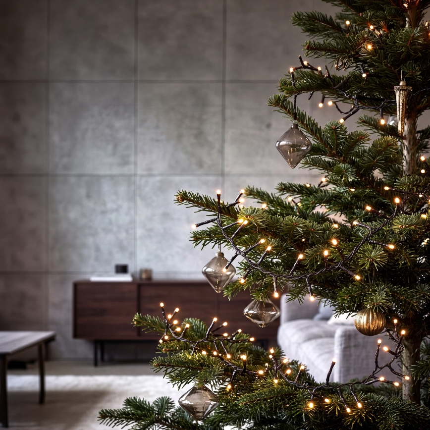 BRILAGI - LED Udendørs julelyskæde 180xLED 8m IP44 varm hvid