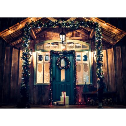 Brilagi - LED udendørs julelyskæde 200xLED/2 funktioner 25m IP44 multifarvet