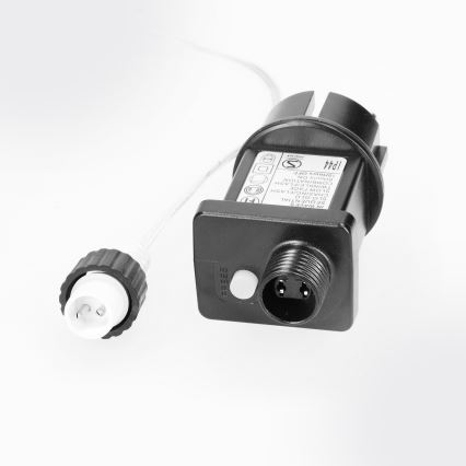 Brilagi - Udendørs LED-julelyskæde 200 LED, 8 funktioner, 13 m, IP44, kølig hvid, istapper