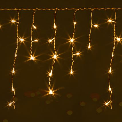 Brilagi - LED Udendørs julelyskæde 200xLED/8 funktioner 13x0,6m IP44 varm hvid