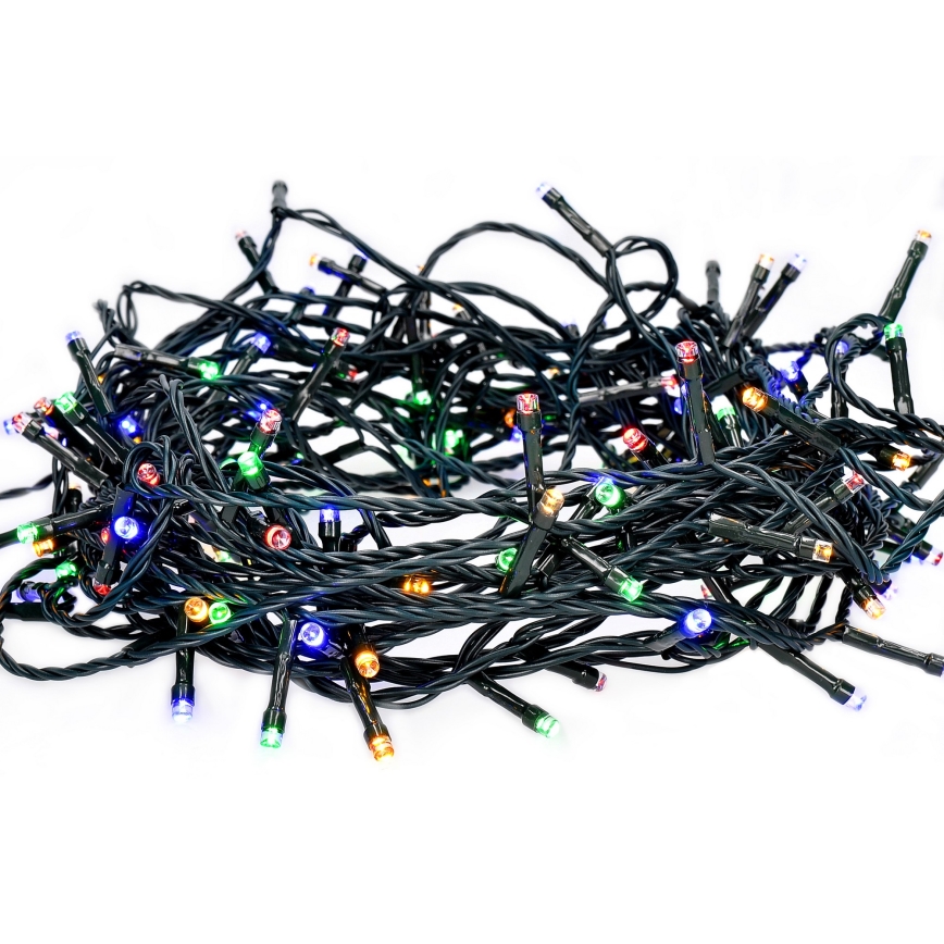 Brilagi - LED udendørs julelyskæde 200xLED/8 funktioner 23 m IP44 flerfarvet