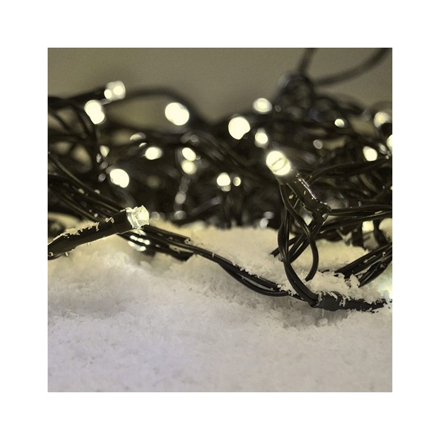 Brilagi - LED udendørs julelyskæde 200xLED/8 funktioner 23 m IP44 varm hvid