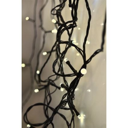 Brilagi - LED udendørs julelyskæde 200xLED/8 funktioner 23 m IP44 varm hvid