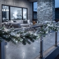 BRILAGI - LED udendørs julelyskæde 300xLED 7m IP44 kølig hvid fyrværkeri-effekt