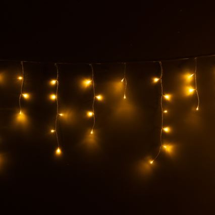 Brilagi - LED udendørs julelyskæde 400 LED/8 funktioner 23 m IP44 varmhvid
