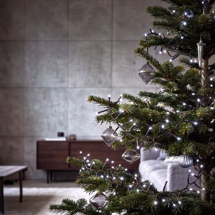 BRILAGI - LED udendørs julelyskæde 400xLED 13m IP44 kold hvid