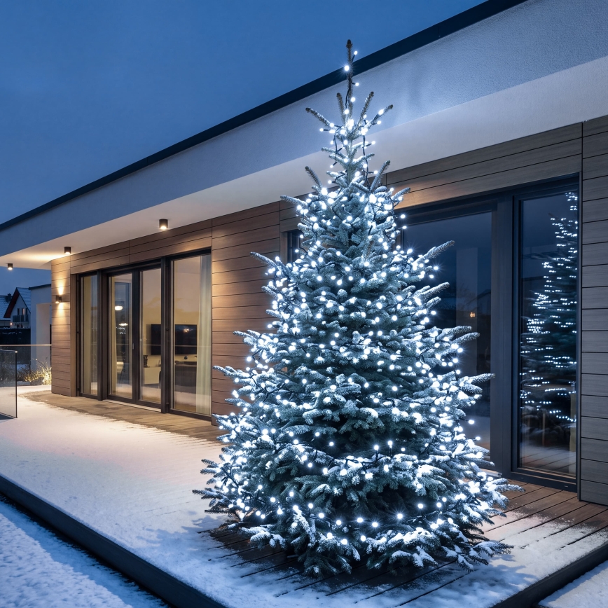 BRILAGI - LED Udendørs julelyskæde 800 LED 21 m IP44 kold hvid